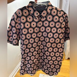 Ted Baker Floral Button Up Shirt (XXL)